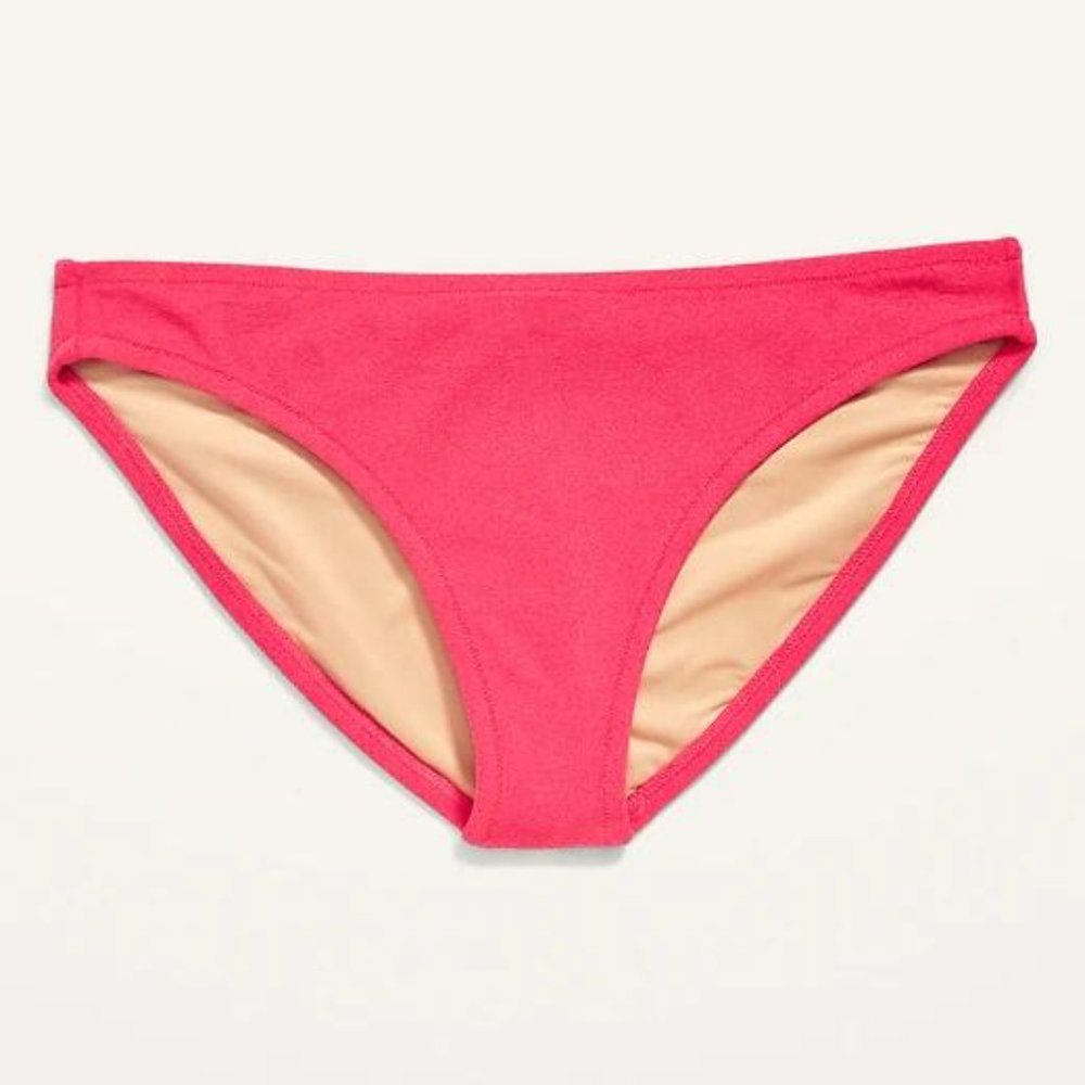 Old Navy Low-Rise Terry Classic Bikini Swim Bottoms for Women New - Picture 4 of 8